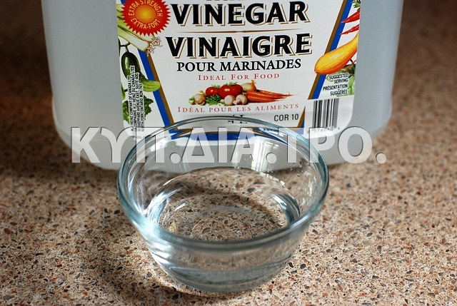 Ξίδι, το απαραίτητο συστατικό για τη διατήρηση του λαγού. <br/> Πηγή: https://pixabay.com/en/vinegar-cleaning-cleaner-clean-768948/