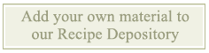 Add your own material to our Recipe Depository