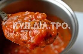 Σάλτσα ντομάτας, βασικό συστατικό της συνταγής. <br/> Πηγή: https://pixabay.com/en/tomato-soup-tomato-soup-sauce-482403/
